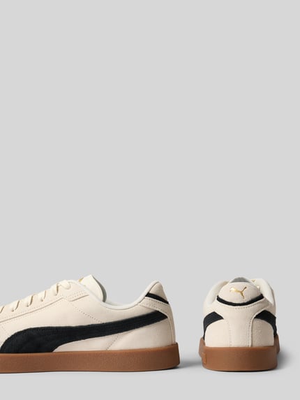Produktfoto, Sneaker aus echtem Leder Modell 'Club II Era' von PUMA, beige-schwarz mit brauner Sohle, Herren Sneaker von PUMA
