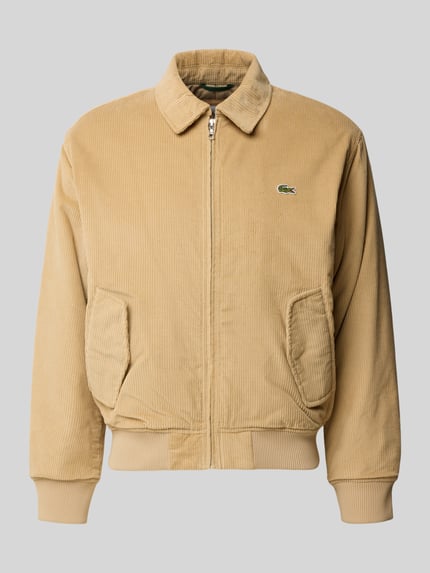 Lacoste Bomberjacke mit Logo-Detail Beige 2