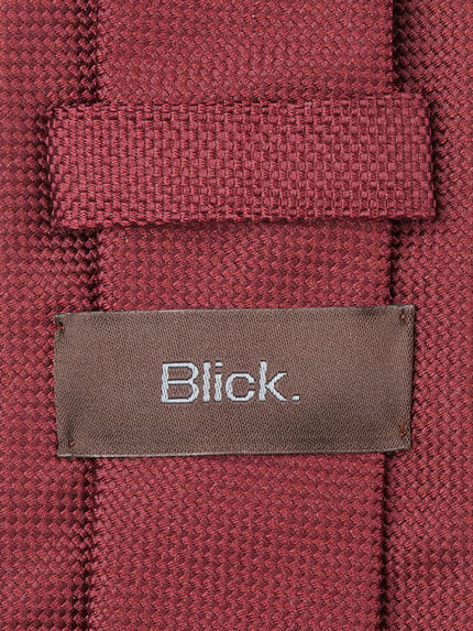 Blick Stropdas van pure zijde (7 cm) Bordeaux - 2