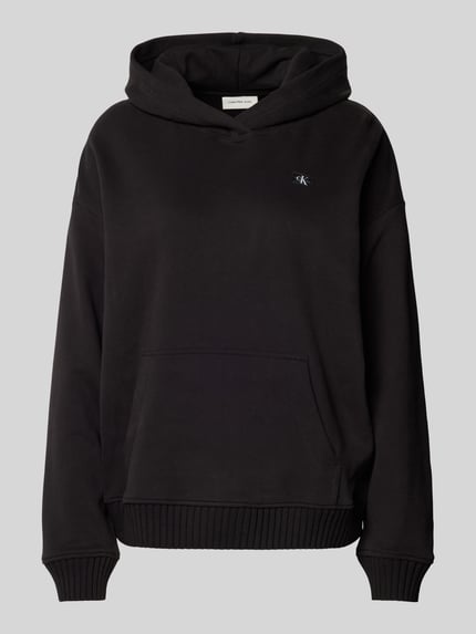 Calvin Klein Jeans Hoodie mit Label-Patch Black 2