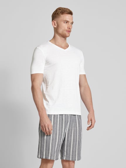 OLYMP Level 5 Regular Fit T-Shirt aus reiner Baumwolle Weiss 4