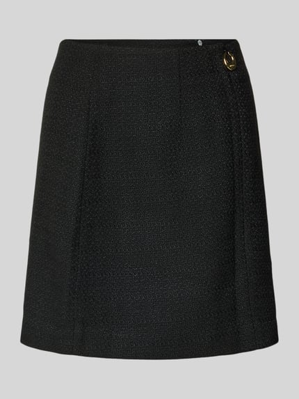 Produktfoto, Regular Fit spódnica mini Model 'ROMESE-1' od HUGO, efekt: jednolity kolor, długość mini, wykończenie: bouclé, podszewka.