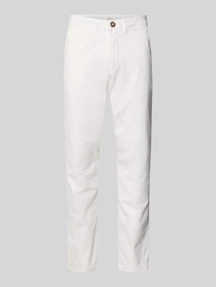 Chinosy o kroju slim fit z mieszanki bawełny Shop The Look MANNEQUINE