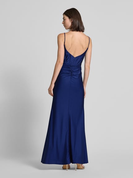 LUXUAR FASHION Abendkleid mit Herz-Ausschnitt Royal 5