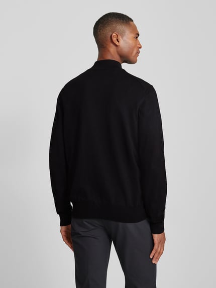BOSS Regular fit SCHIPPERSTRUI met korte ritssluiting model 'Padro' Zwart - 5