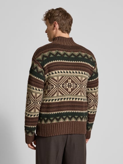 Polo Ralph Lauren Loose fit gebreide pullover van een mix van katoen en wol Camel - 5