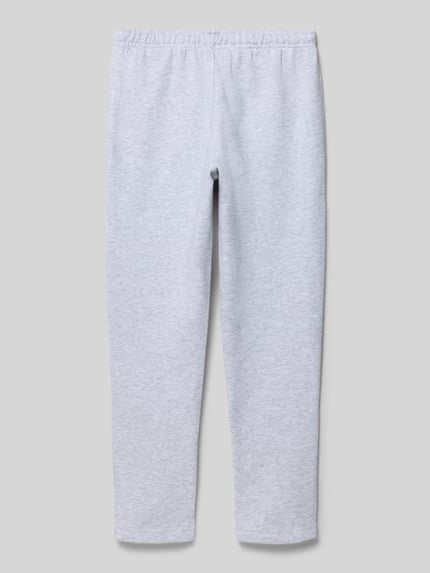 JACK & JONES Regular Fit Sweatpants mit elastischem Bund Hellgrau Melange 3