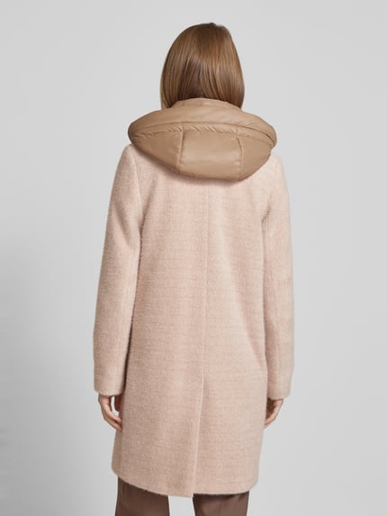 CINQUE Lange jas met reverskraag, model 'MIRCALE' Beige - 5