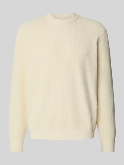 Regular Fit Longsleeve mit Rundhalsausschnitt Shop The Look MANNEQUINE