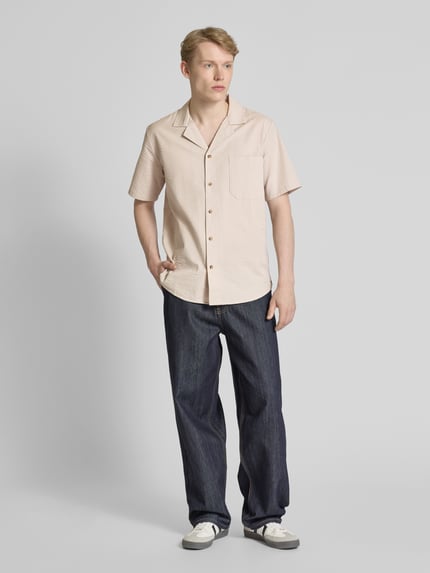 ONLY & SONS Vrijetijdsoverhemd met borstzak, model 'EYE' Beige - 1
