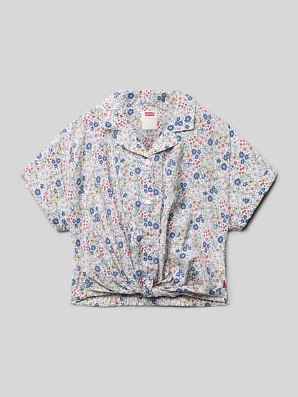 Levi’s® Kids Regular fit overhemdblouse met knoopdetail Wit - 1