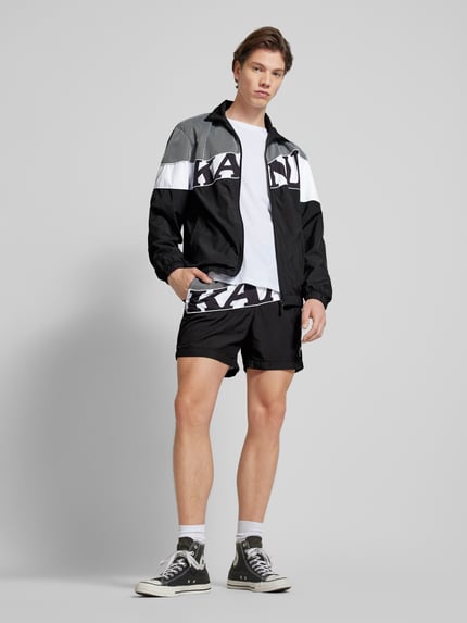 Karl Kani Regular Fit Shorts mit Label-Stitching Black 1