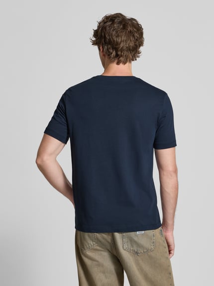 Marc O'Polo DENIM T-shirt o kroju regular fit z czystej bawełny Ciemnoniebieski 5