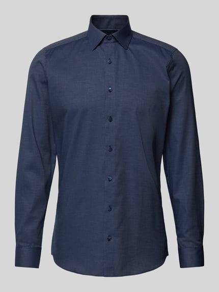 OLYMP Level 5 Slim Fit Businesshemd in Premiumqualität Marine 2