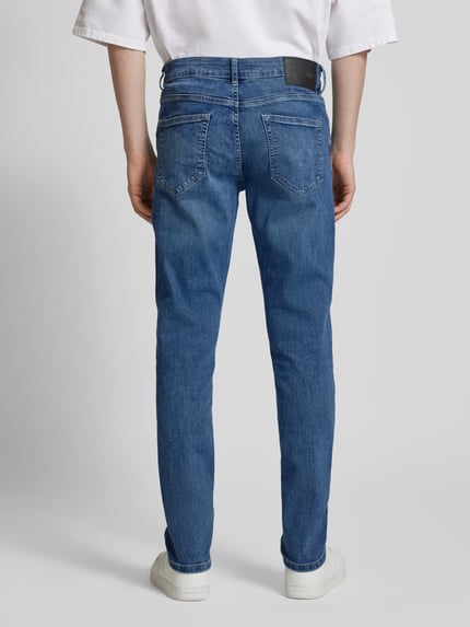 ONLY & SONS Jeansy o kroju slim fit z 5 kieszeniami model ‘LOOM’ Jeansowy niebieski 5