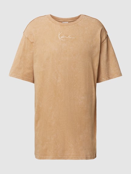 Karl Kani T-Shirt mit überschnittenen Schultern Beige 2