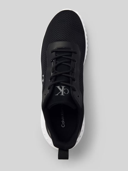 Calvin Klein Jeans Sneakers met vetersluiting Black - 3