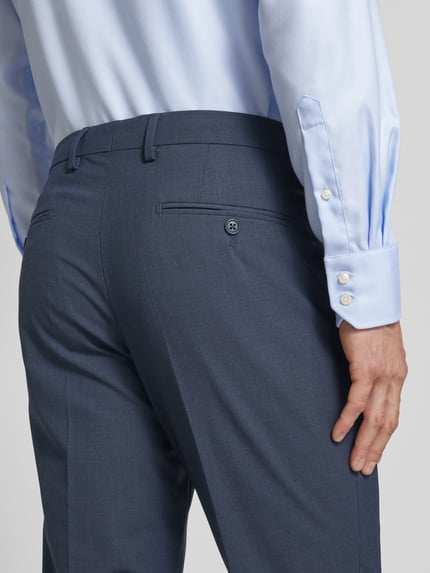 Pierre Cardin Slim Fit Anzughose mit Bügelfalten Modell 'Ryan' Marine 3