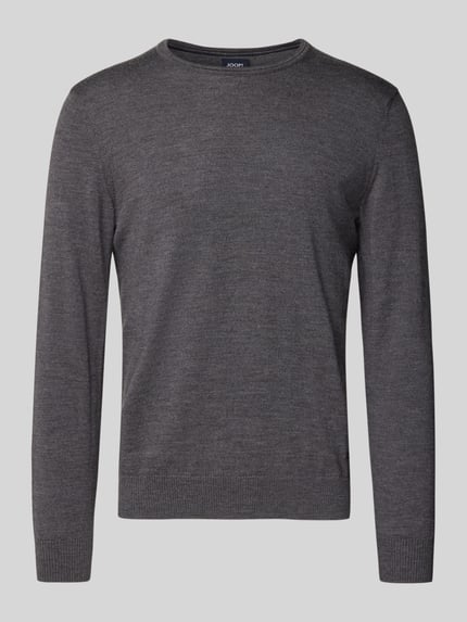 JOOP! COLLECTION Strickpullover mit Rundhalsausschnitt Anthrazit 2
