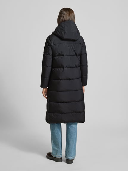 Save The Duck Regular fit gewatteerde mantel met tweewegritssluiting model 'MISSY' Zwart - 5