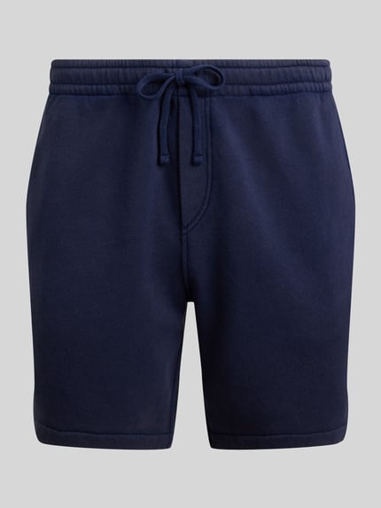 Produktfoto, Regular Fit Sweatshorts aus Baumwoll-Mix von Polo Ralph Lauren in Optik: Unifarben, Logo-Stitching, Tunnelzug, Sweat, Baumwoll-Mix.