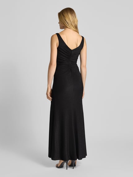 Mascara Abendkleid mit V-Ausschnitt Black 5