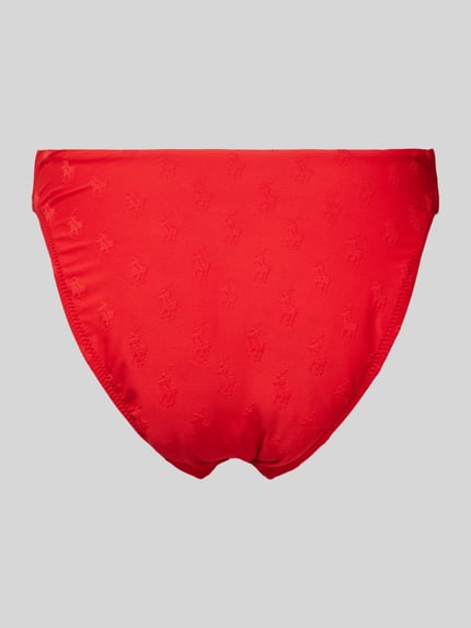 Polo Ralph Lauren Bikinibroekje met label- en structuurmotief Rood - 3
