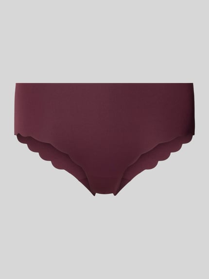 SKINY Panty aus weicher Mikrofaser mit Bogenkanten Bordeaux 1