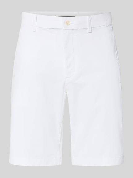Tommy Hilfiger Regular Fit Bermudas aus Baumwoll-Mix Weiss 2