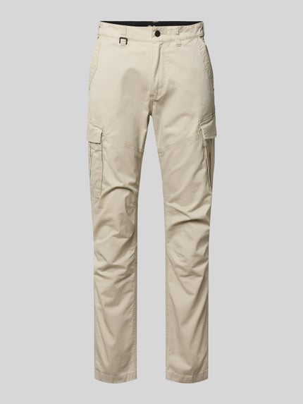 s.Oliver RED LABEL regular fit cargobroek van katoenmix Beige - 2