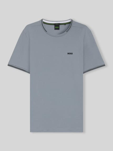 BOSS Green t-shirt o kroju regular fit z mieszanka bawełny model 'TAUL                                                                                                                                                                                                                                                                                        ' Szaroniebieski 2