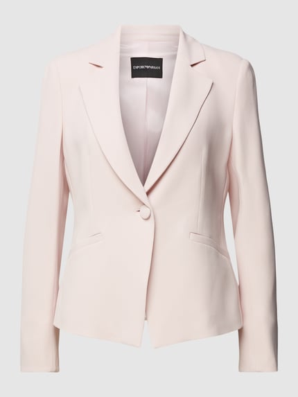 Emporio Armani Blazer mit Reverskragen Hellrosa 2