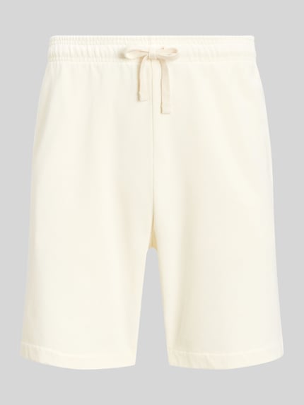 Produktfoto, Regular Fit Sweatshorts aus reiner Baumwolle von Polo Ralph Lauren in unifarbener Optik mit Tunnelzug und elastischem Bund