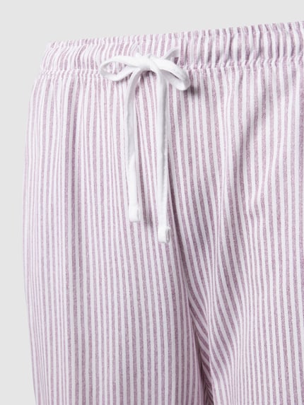s.Oliver RED LABEL Regular fit pyjamabroek met mix van katoen en viscose Bordeaux - 2