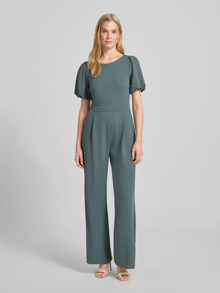 SWING Jumpsuit met taillepas Groen - 4