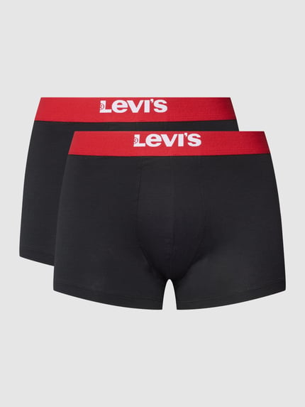 Levi's® Trunks mit elastischem Logo-Bund Modell 'SOLID BASIC TRUNK' Rot 2
