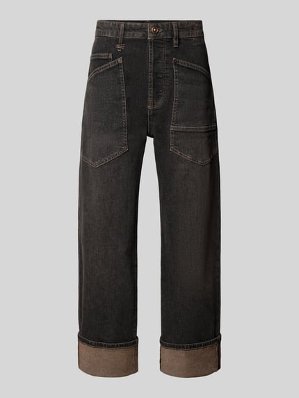 MAC Straight Fit Jeans aus Baumwoll-Mix Dunkelbraun 2