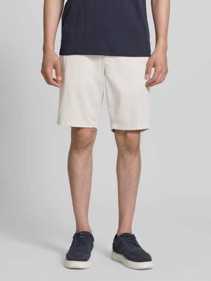 Brax Regular fit bermuda met ultralight afwerking model 'BOZEN' Zand - 4