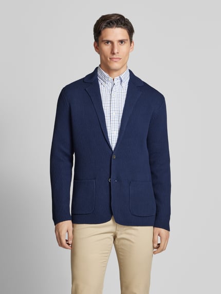 Polo Ralph Lauren Kurtka z dzianiny z kołnierzem rewersowym Granatowy 4