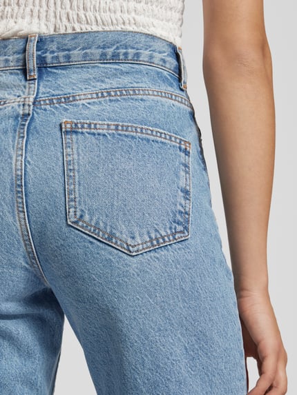 ONLY Straight Leg Jeans aus reiner Baumwolle Modell 'RILEY' Jeansblau 3