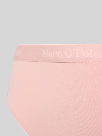 Produktfoto, Slip aus Baumwoll-Mix im 3er-Pack von Marc O'Polo in zartem Rosa, glatte Struktur, Damen Slip von Marc O'Polo