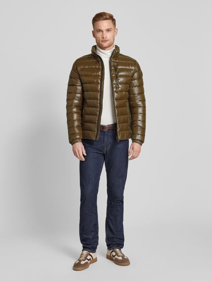 Save The Duck Steppjacke mit Zweiwege-Reißverschluss Modell 'Holden' Oliv 1