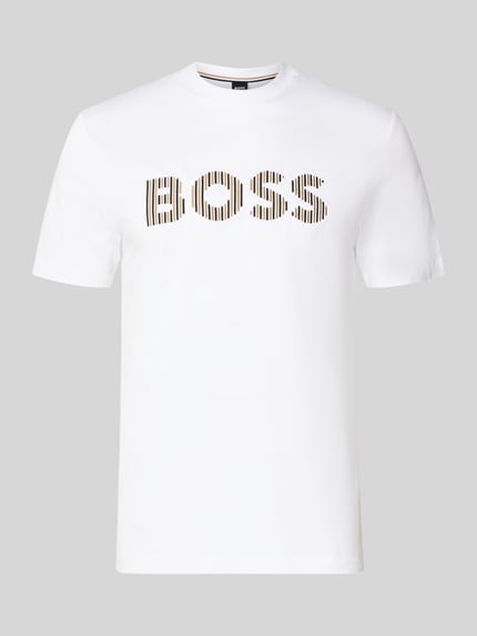 Regular Fit T-Shirt aus reiner Baumwolle Modell 'C-THOMPSON 41' Shop The Look MANNEQUINE