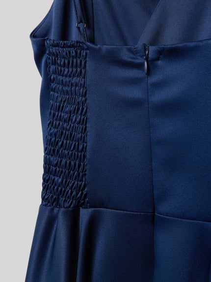 G.O.L. cocktailjurk met V-hals Marineblauw - 2