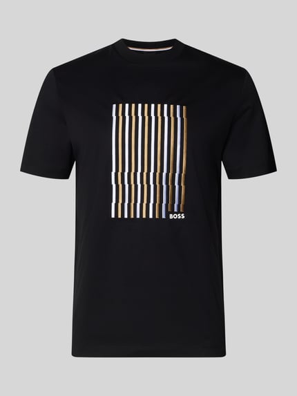 BOSS Regular Fit T-Shirt aus reiner Baumwolle Modell 'C-THOMPSON 41' Black 2