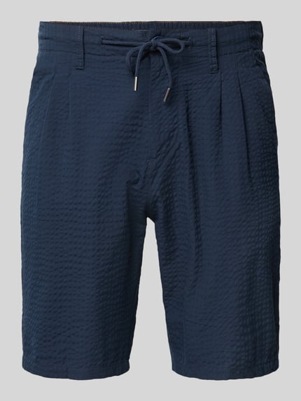 ONLY & SONS Regular Fit Shorts mit Strukturmuster Modell 'LEO LIFE' Marine 2