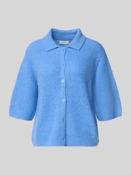 Fynch-Hatton Strickjacke mit Umlegekragen Royal 2