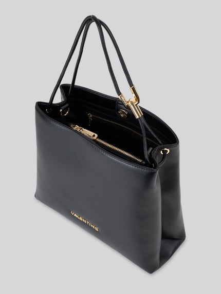 Valentino Bags Umhängetasche mit Label-Detail und abnehmbarem Schulterriemen Black 3
