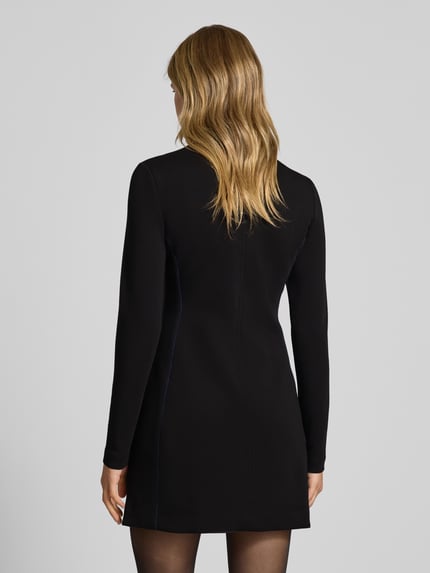 Calvin Klein Jeans Sukienka mini ze stójką Czarny 5