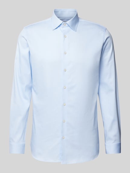 Selected Slim Fit Businesshemd aus Baumwoll-Mix Modell 'FILIP' Bleu 2